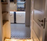 view into kitchen from living room