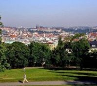 Riegrovy sady park 6 minutes by walk