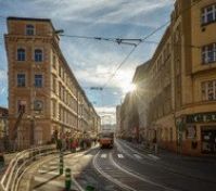 Zastávka MHD Lipanská / nearest tram stop 