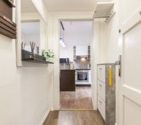 Entrance hall with huge mirror